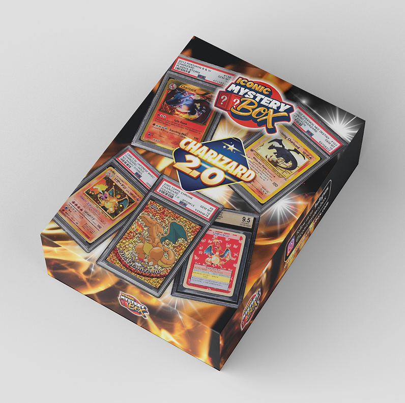 Caja Charizard Gradeado 2.0 - Iconic Mystery Box