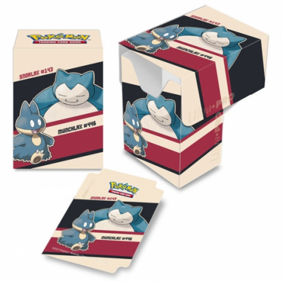 Caja de Mazo Snorlax y Munchlax Deck Box 80 Cartas - Ultra Pro
