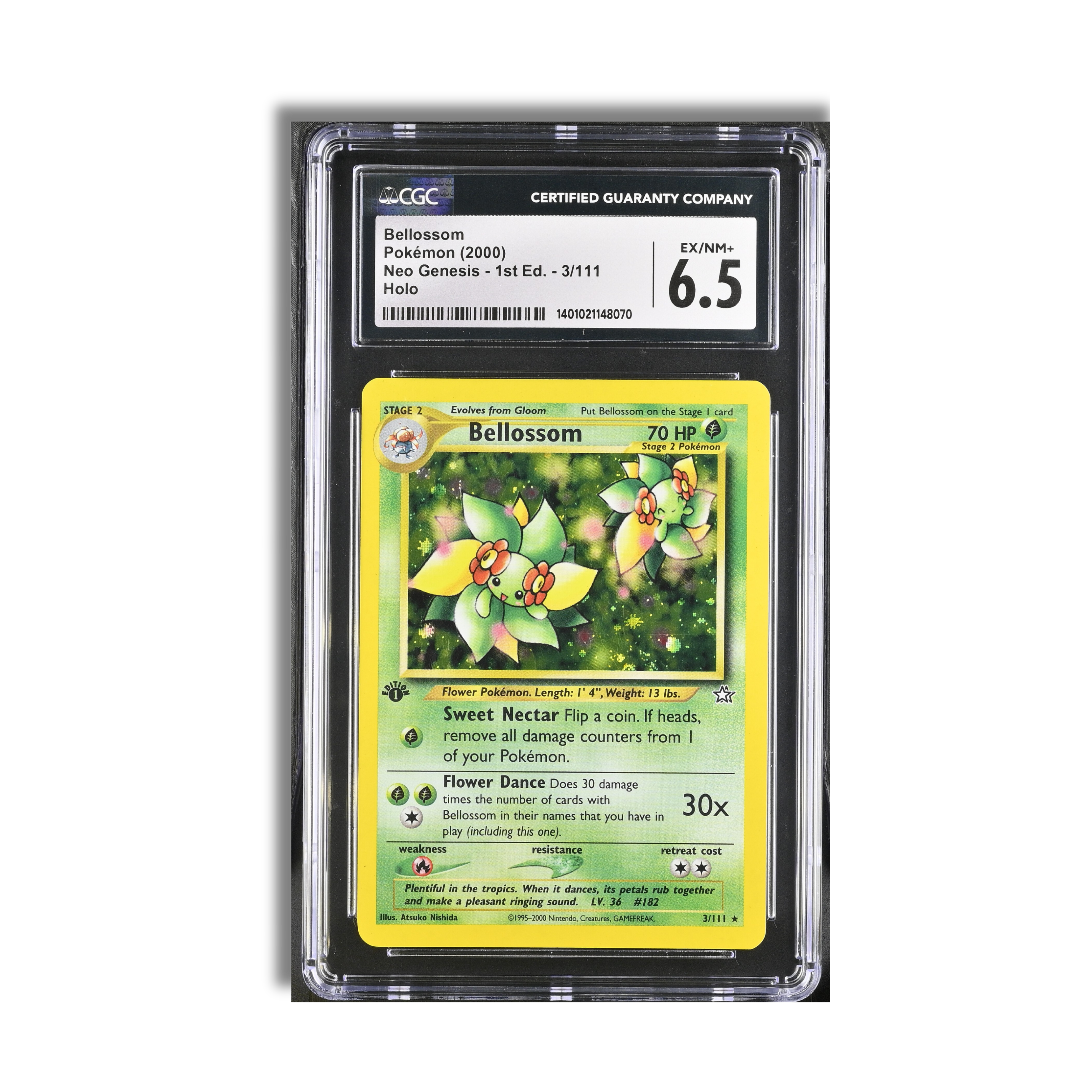 Bellossom Neo Genesis 1st Ed. Holo 3/111 - CGC 6.5