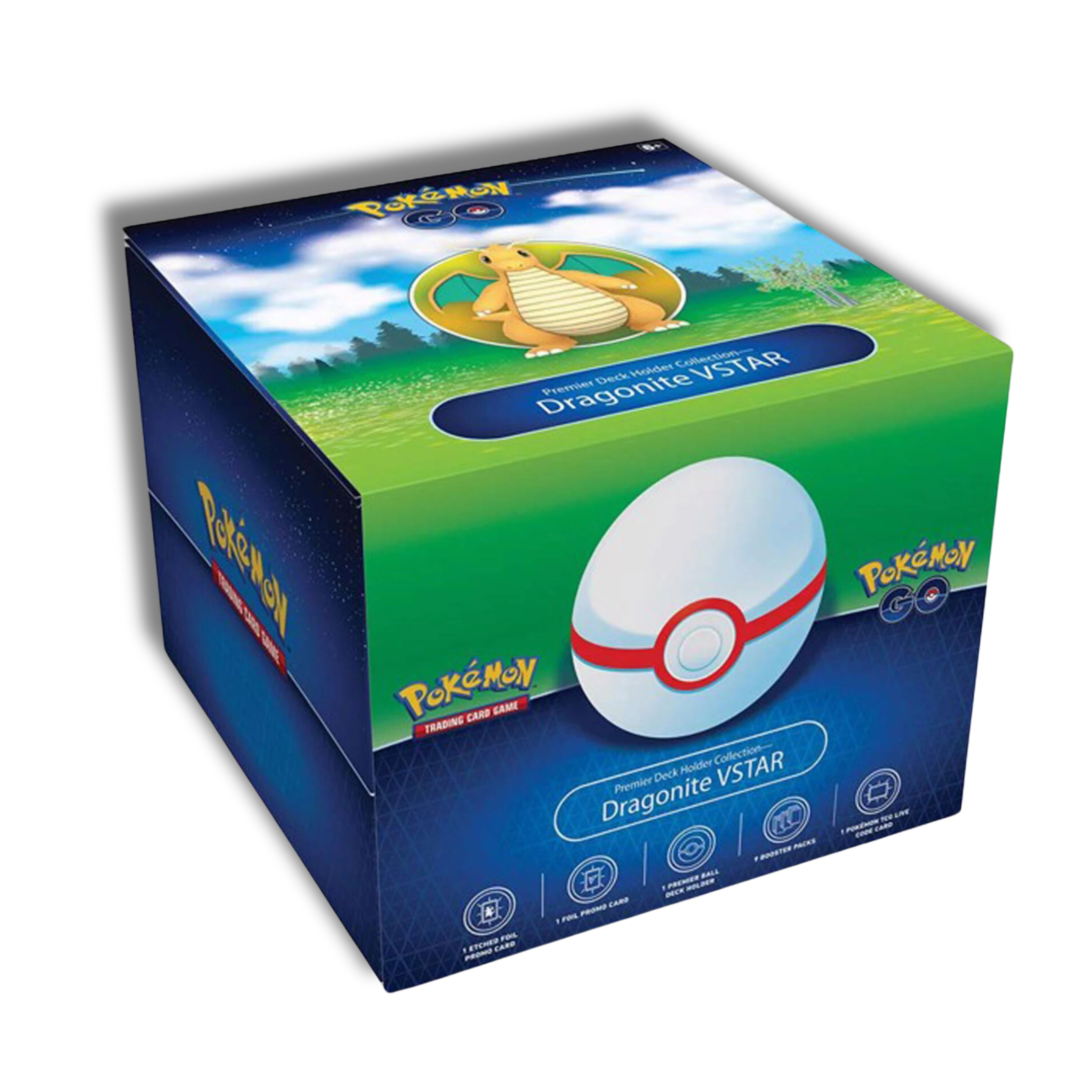 Caja Dragonite VSTAR Premier Deck Holder Pokemon GO - Ingles