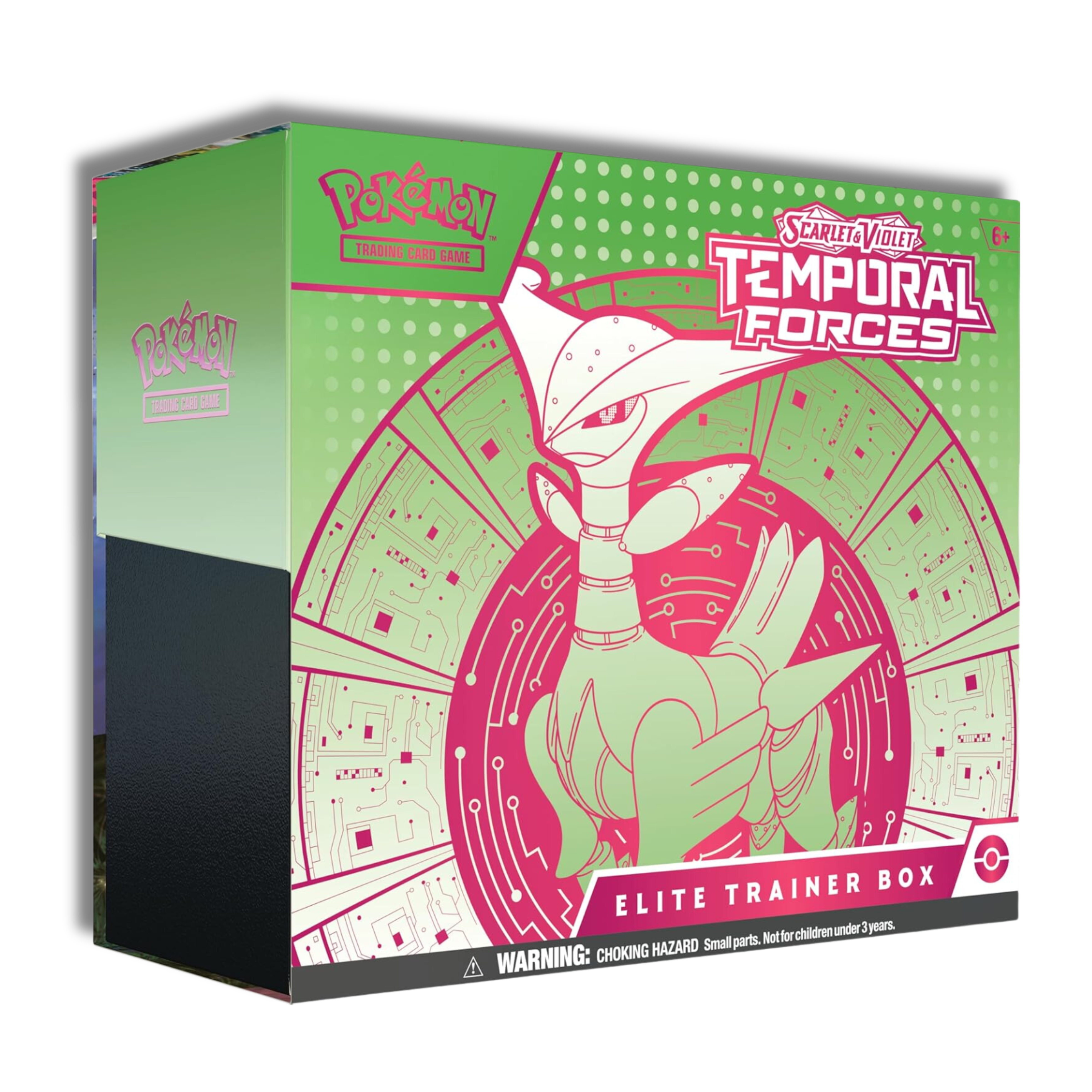 ETB Caja de Entrenador Elite Temporal Forces Iron Leaves - Ingles