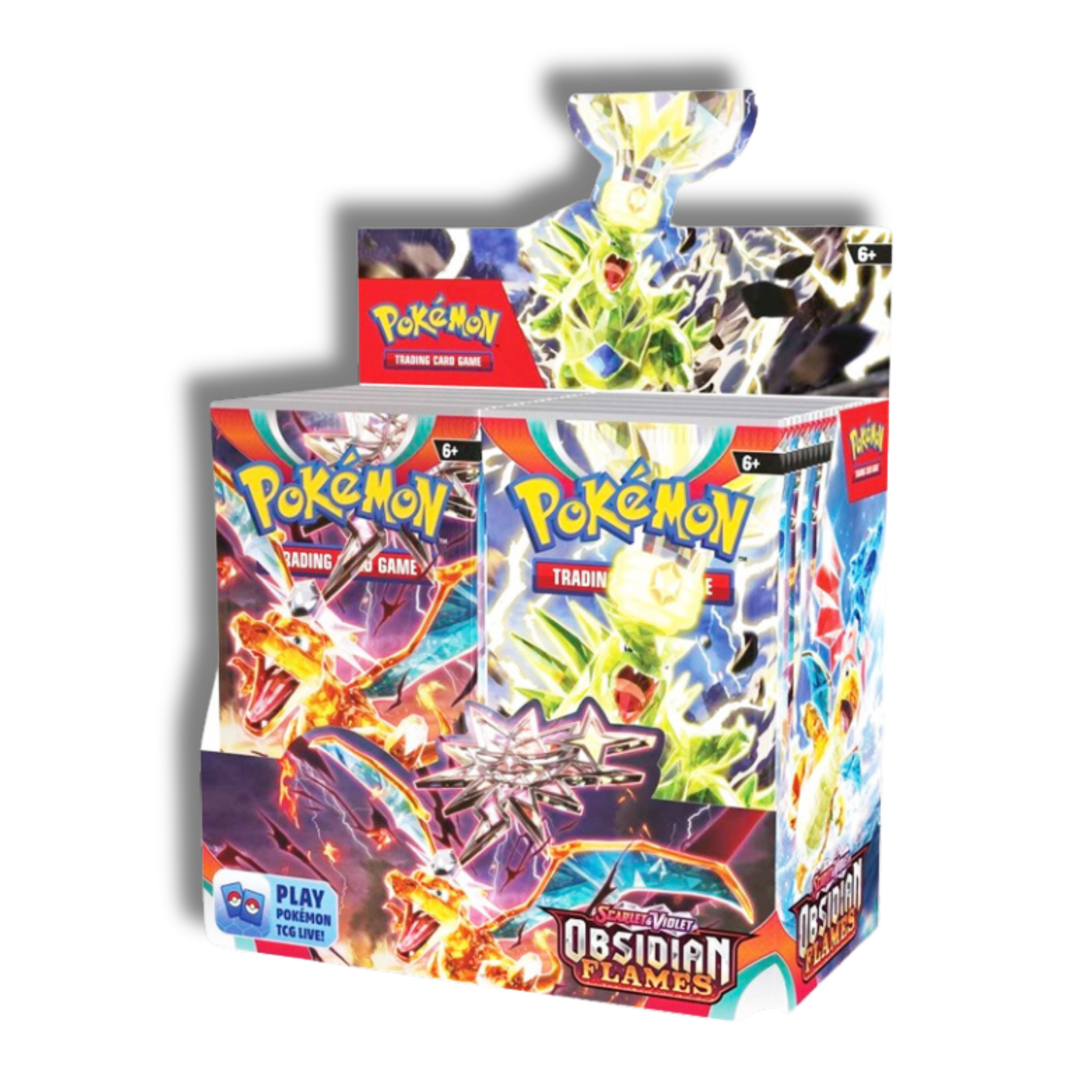 Caja de 36 Sobres Obsidian Flames - Ingles