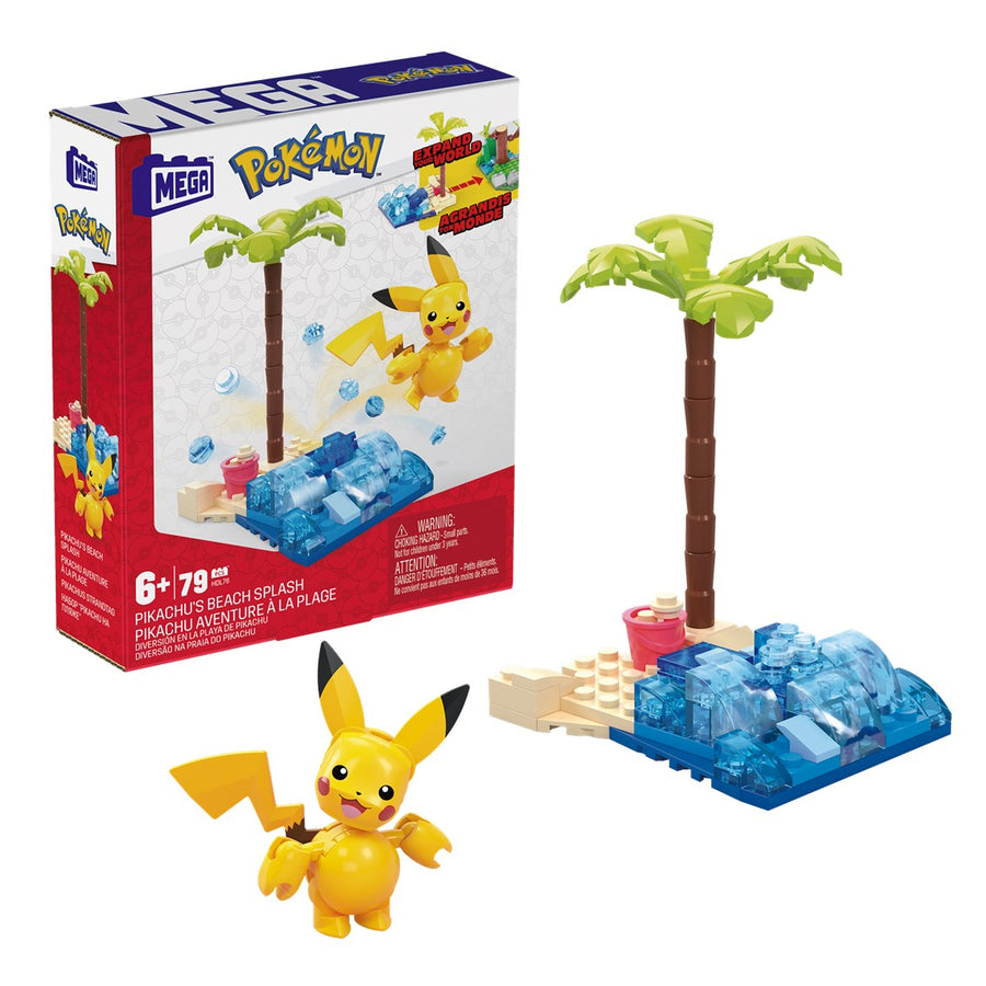 Mega Construx Pikachu en la Playa - Pokemon