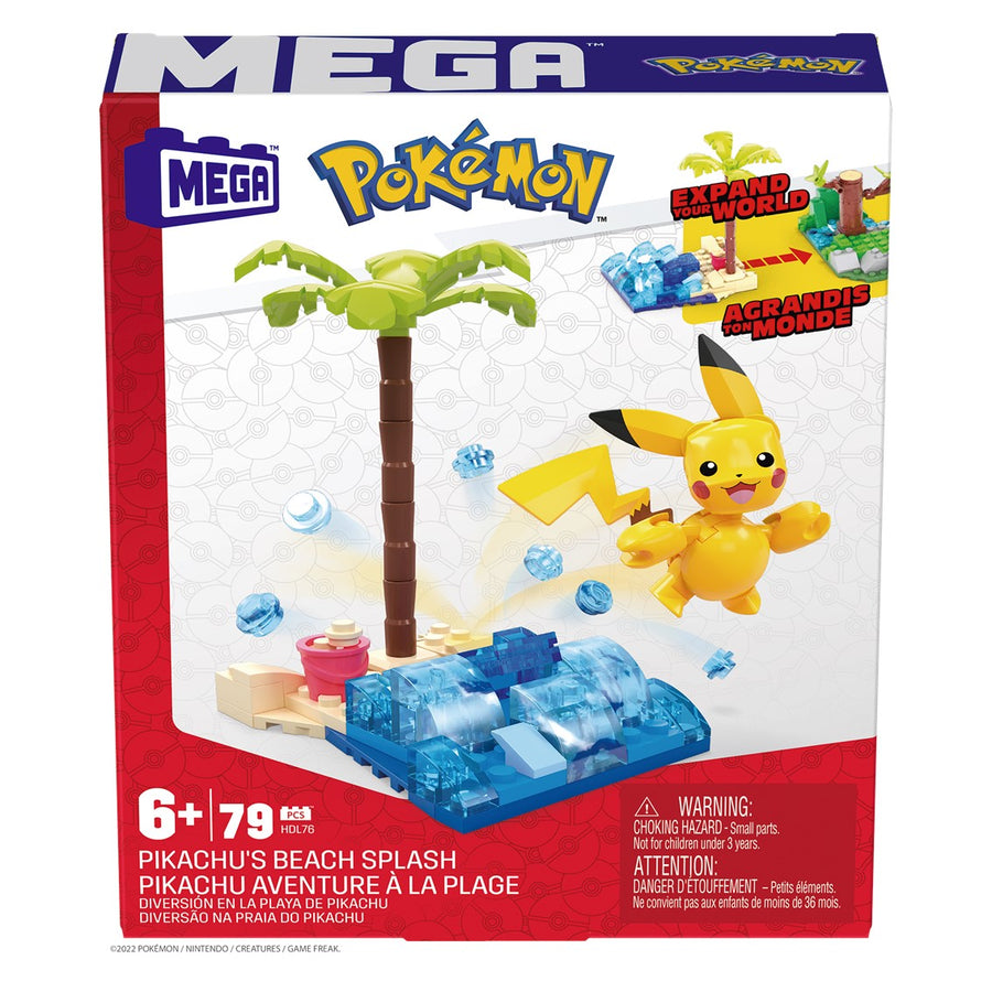 Mega Construx Pikachu en la Playa - Pokemon
