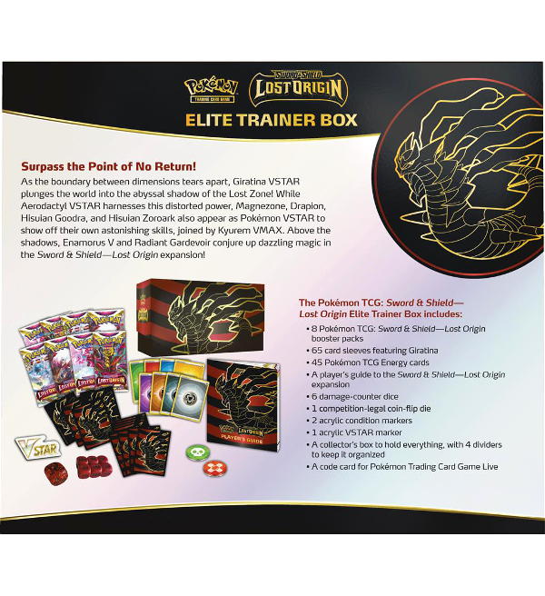 Caja De Entrenador Elite Origen Perdido Español Pokepacks 